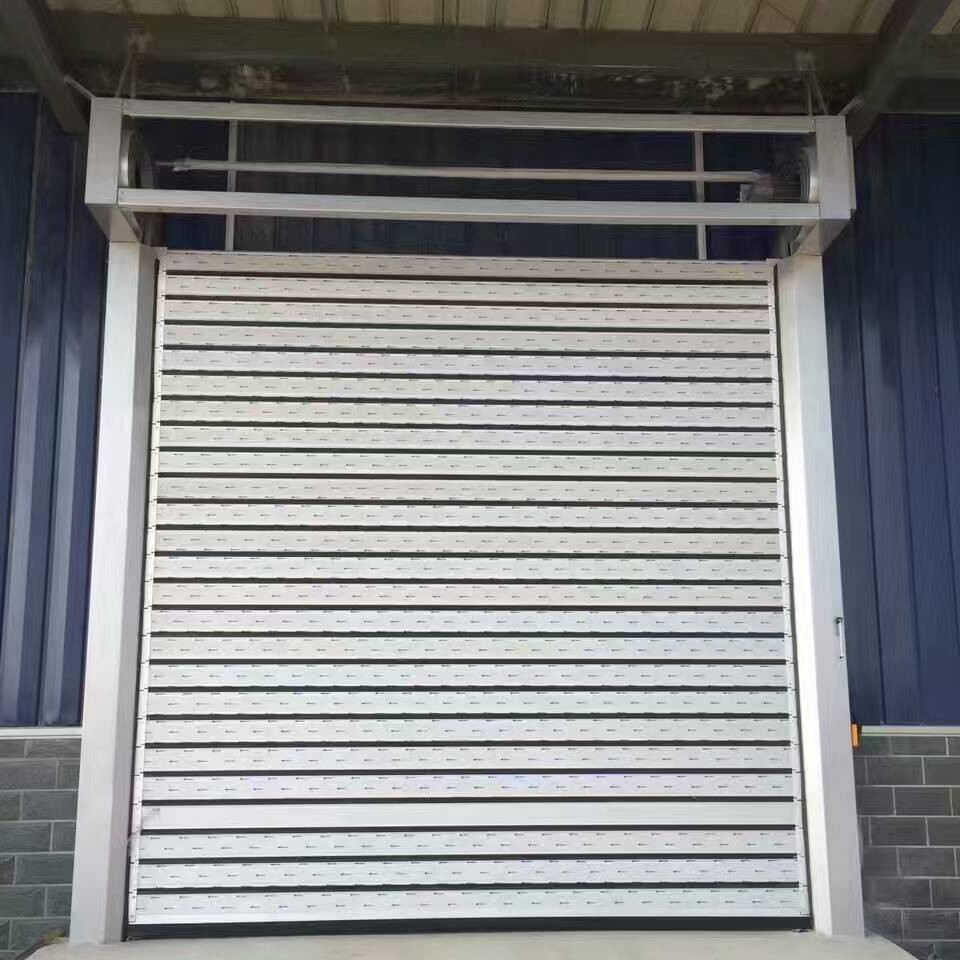 High-Speed Rolling Stainless Steel Shutter Door Windproof Window Blind Aluminum Roller Shutter Motor for Garages