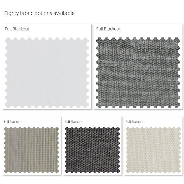 Motorized Solar Powered Roller Blinds With Elegant Top Bottom Rail For Eco Friendly Spaces