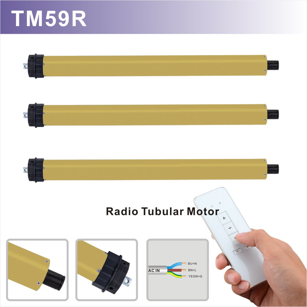 Automatic Roller Rolling Shutter Window Garage Door AC 230V Blind Tubular Motor