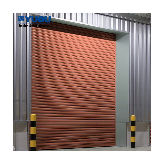 Windproof Heavy Duty Galvanized Steel Rolling Shutter Door for Warehouse