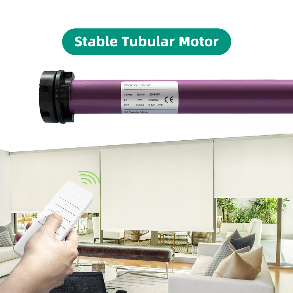 25mm up and Down Open Shades Roller Shutter Tubular Motor Motorized Blind Motor TUYA Wifi Roller Blind Motor