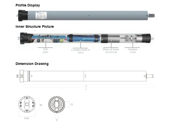 Technical specifications diagram