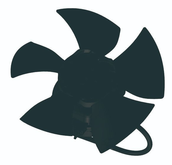 Commercial Refrigeration Equipments Protection Type Roller Shutter Freezer Fan Motor