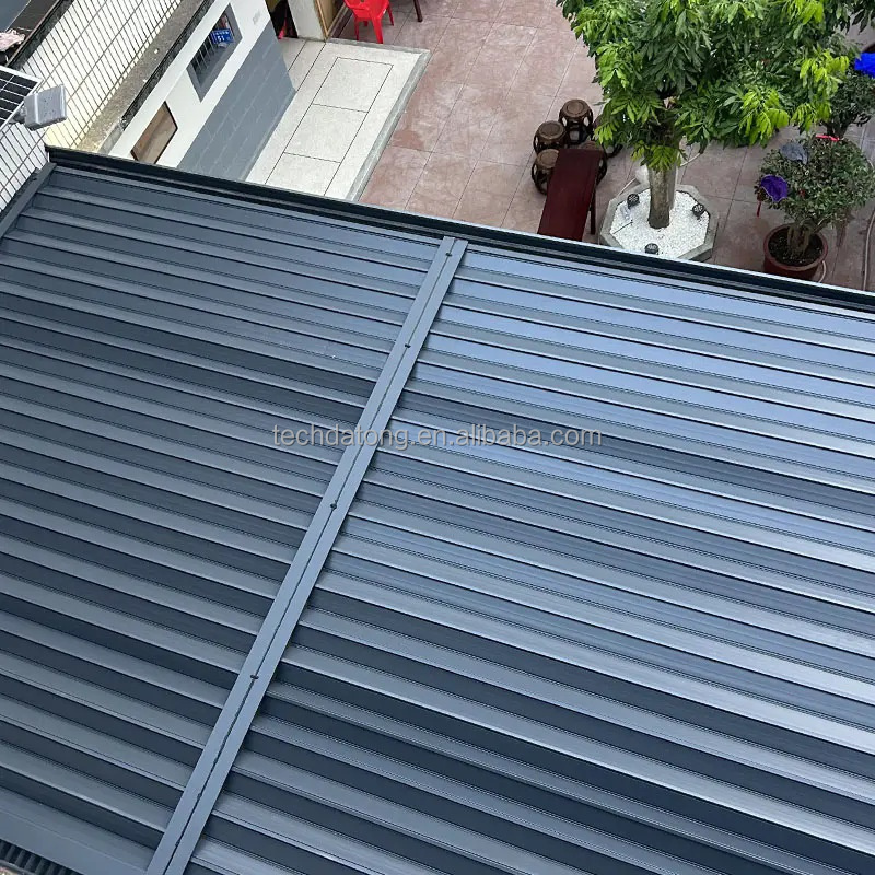 Horizontal Roof Motorized Aluminum Roller Shutter High Security Windproof Waterproof Remote Control Commercial Office Building