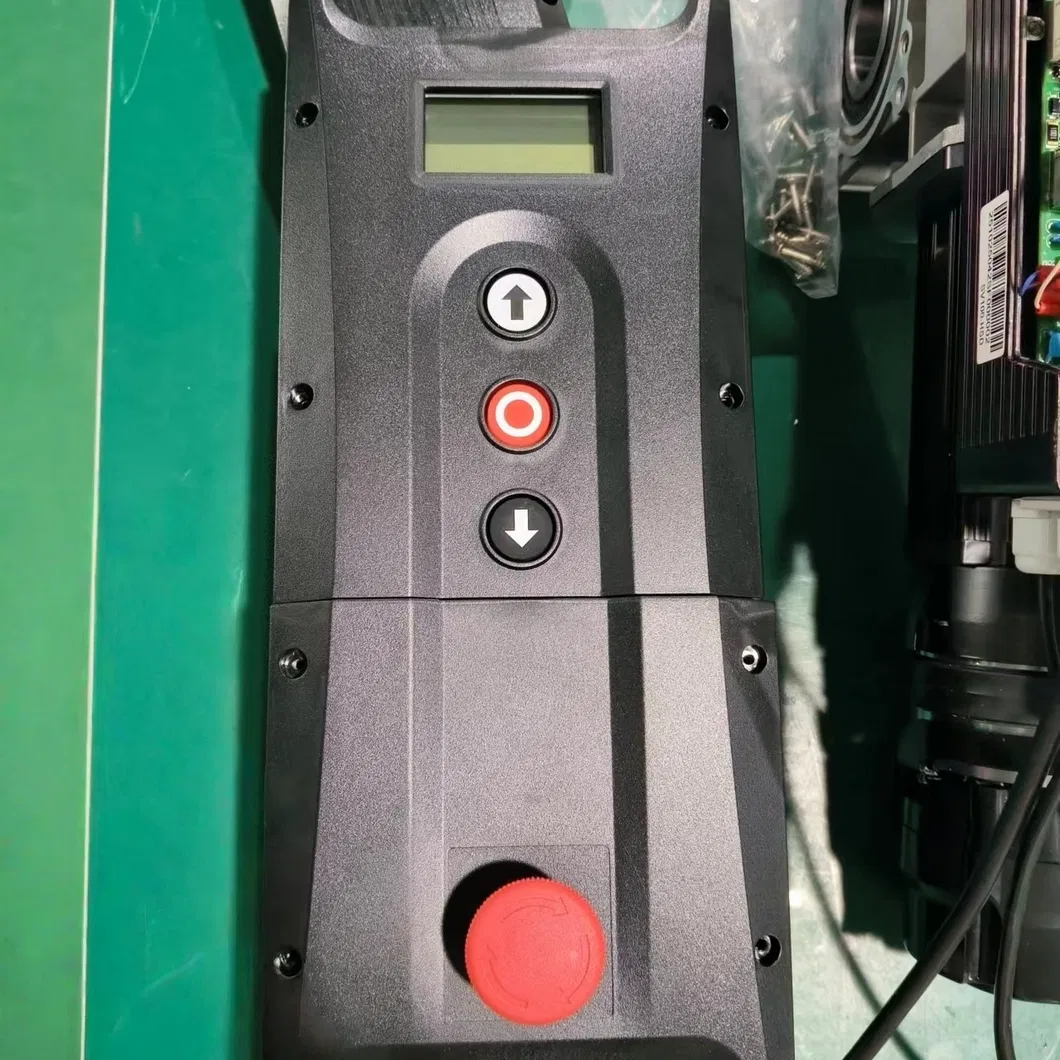 Detailed Side View of AC Servo Motor for Industrial Sectional Door