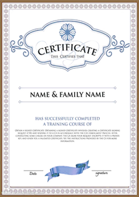 Certification Documents 2