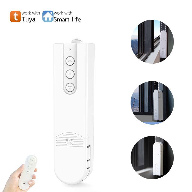Tuya Wifi Zigbee Roller Shutter Motor Wireless Remote APP Voice Control Motorized Smart Blinds for Alexa Google Home