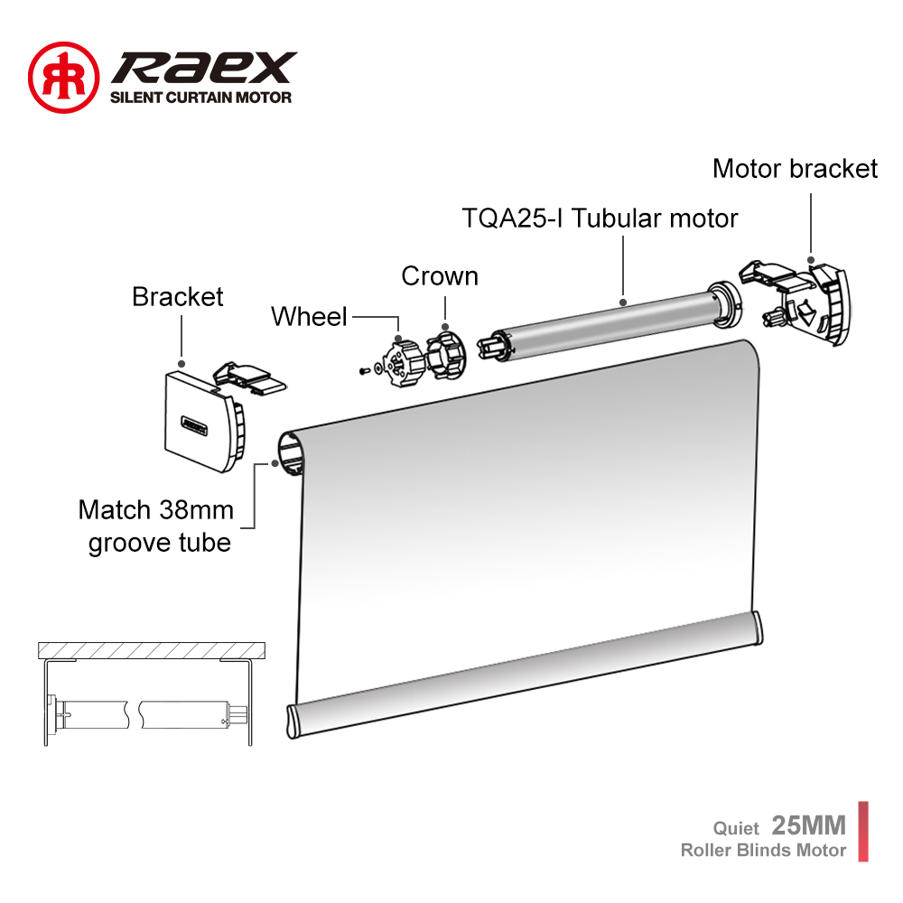Motorized Roman System Roller 24v Knx Sheer Vertical Remote Customize Wifi Motors Silver Europe Modern Dc Blind Motor 5 Years