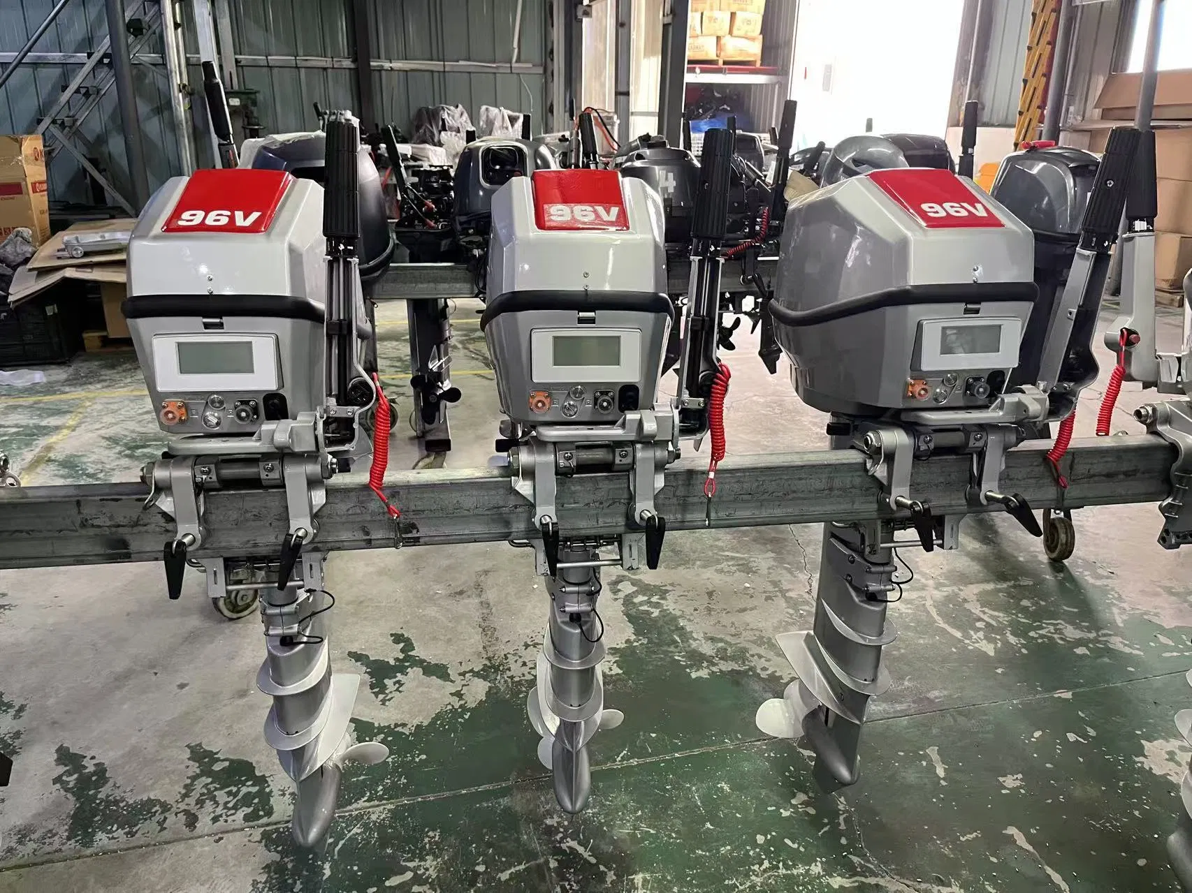 96volt 9kw Electric Outboard Motor / Electric Outboard Engine /Remote Control/Steering Wheel Control