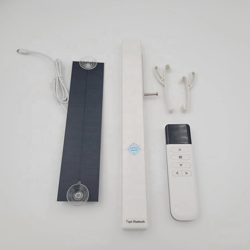 Factory Direct Plantation Shutter Motor Electric Window Shutter Motors Kit Automatic Door Operators with Solar Charger
