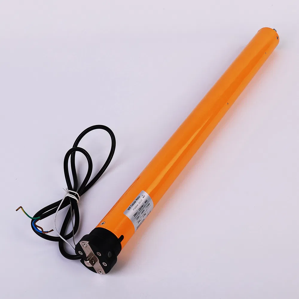 Wide Torque Range Dual Voltage Smart Roller Shutters AC Tubular Motor