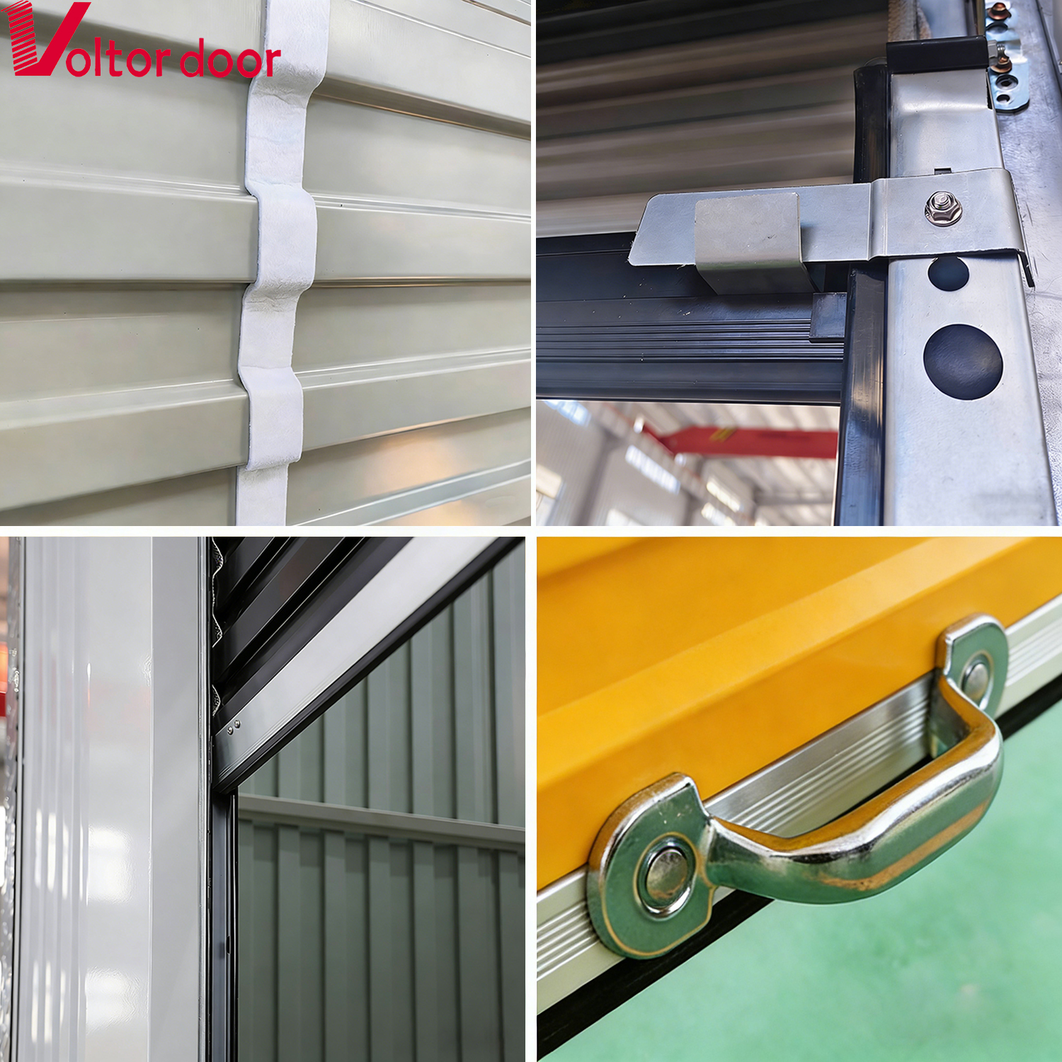 10x10 Compact Roll Up Door Weatherproof Space-Saving Light-Duty Design Easy Installation For Roller Door
