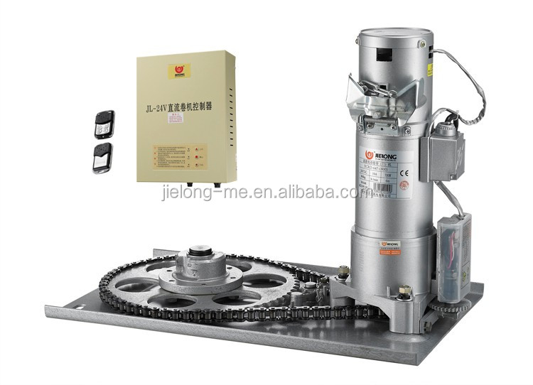 Customized DC 800kg Roller Shutter Side Motor Backup Battery Rolling Door Motor