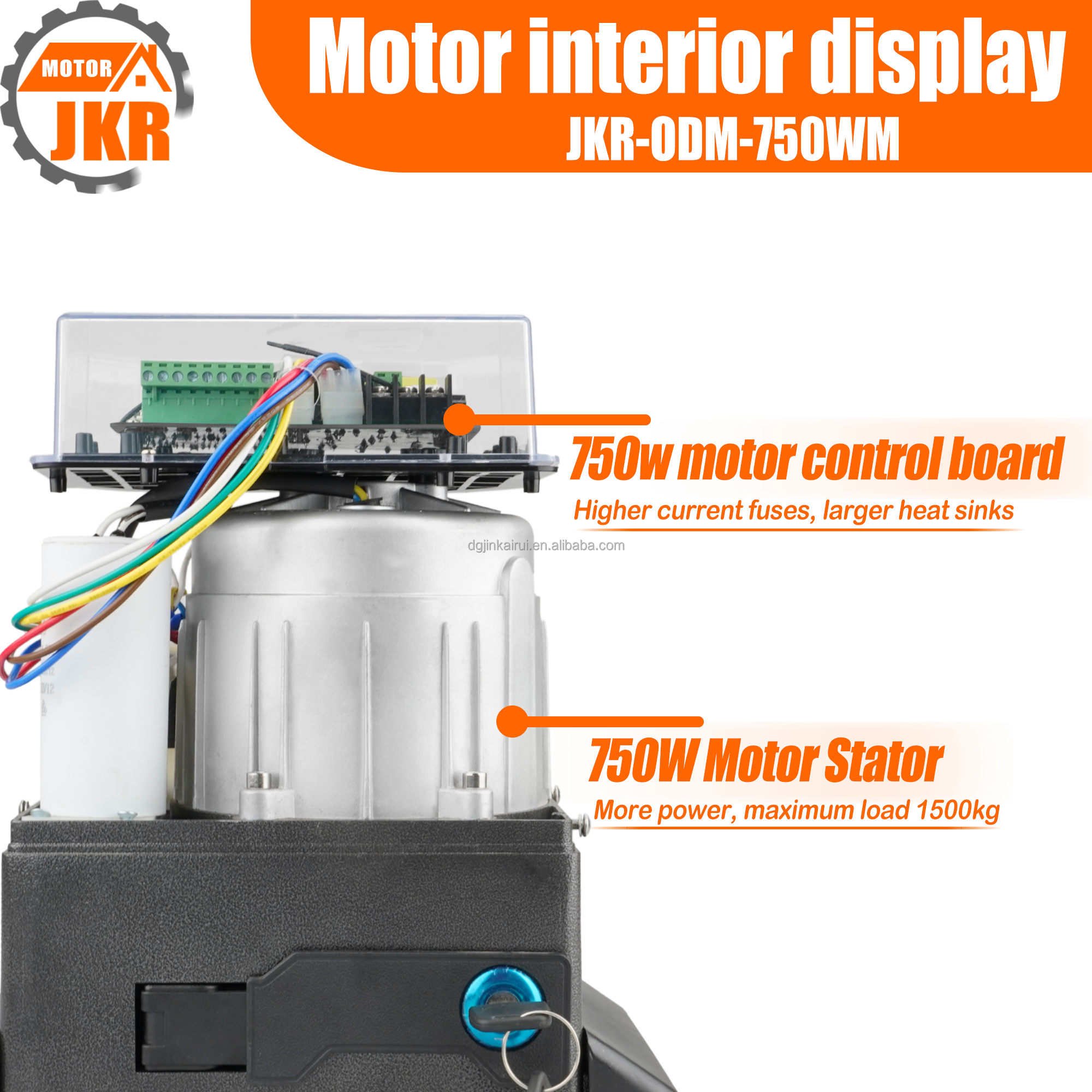 New High-Quality Tuya App-Controlled Pure Copper Custom Sliding Door Motor System Automatic Gate Opener Kit