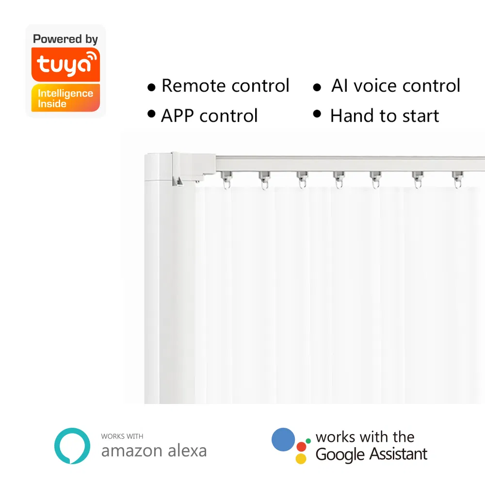 Tuya Smart Motorized Curtain Motor Customized DIY Track Electric Remote Control