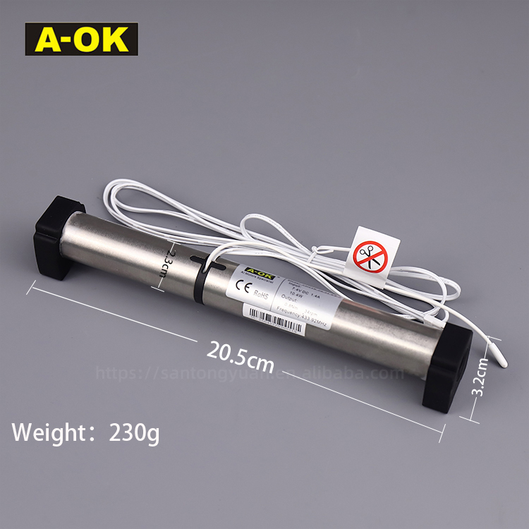 A-OK AM24-ES Battery Motorized Venetian Blinds Smart Home Roller Blinds Shutter 24mm Tubular AOK Motor Curtain Opener