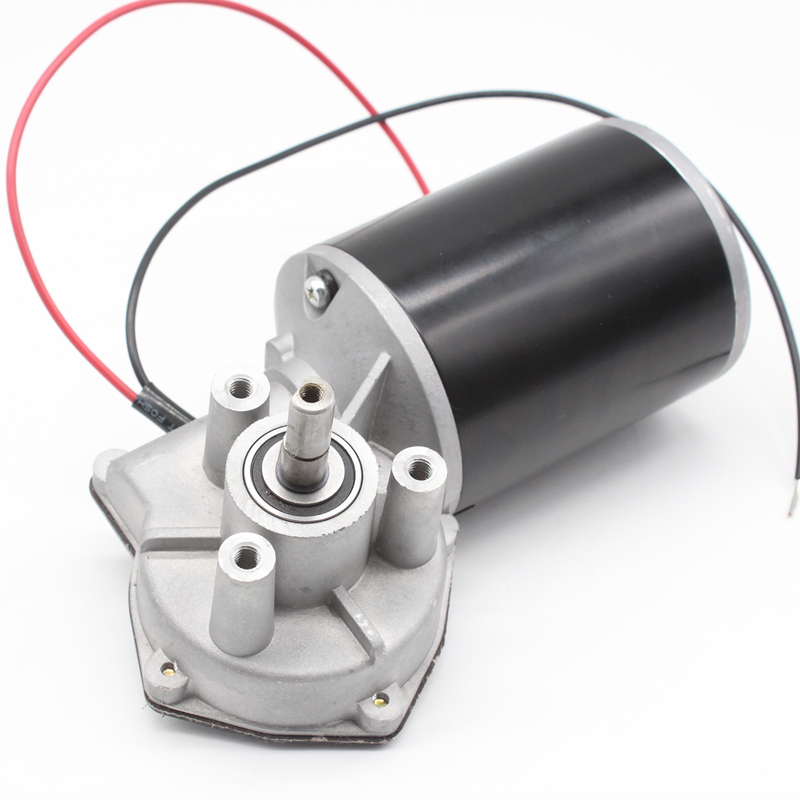 63mm 12V 24V  DC Worm Gear Motor for Garage Door Opener