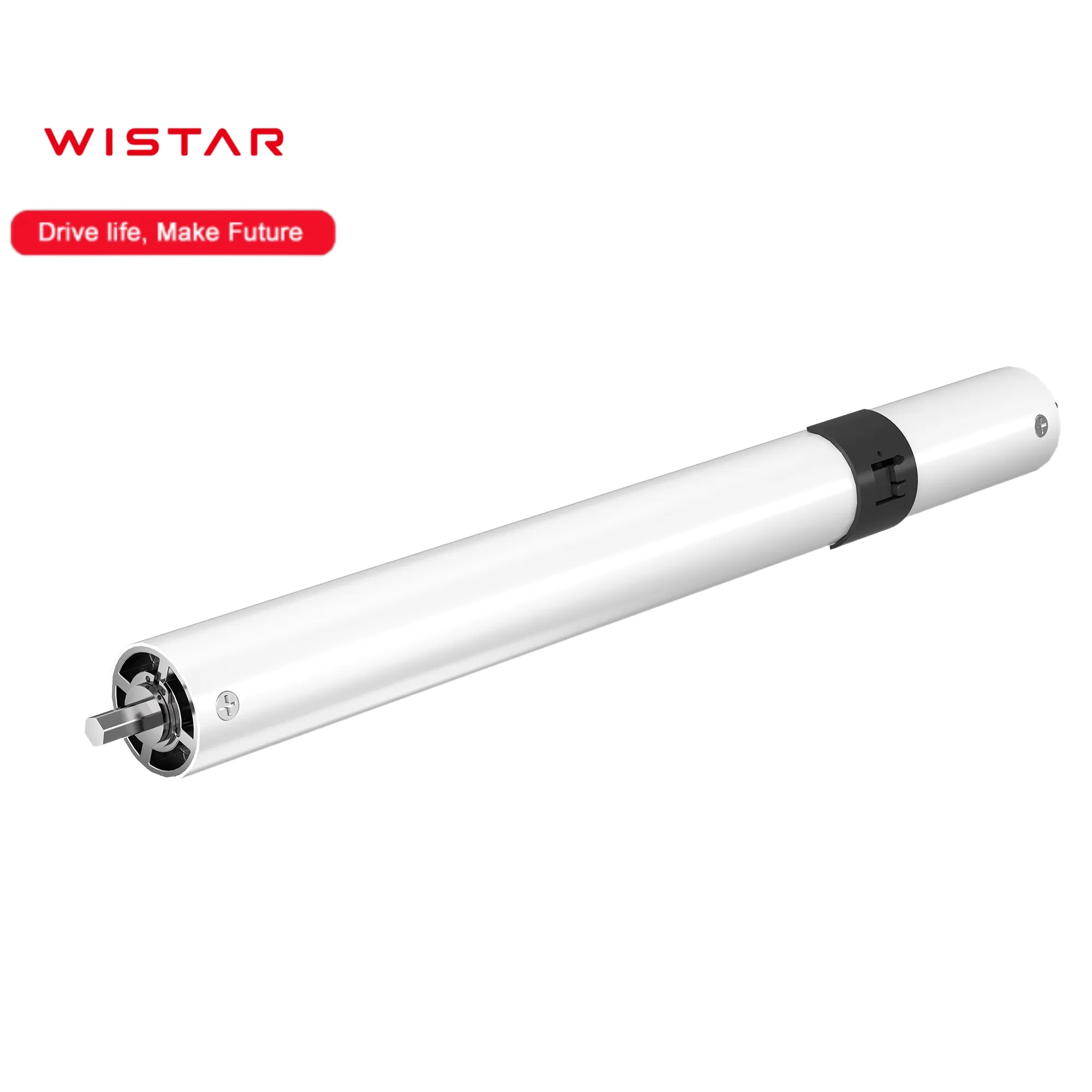 35mm Electronic Limit Switch DC Tubular Motor Double Output Shaft for Venetian Blinds