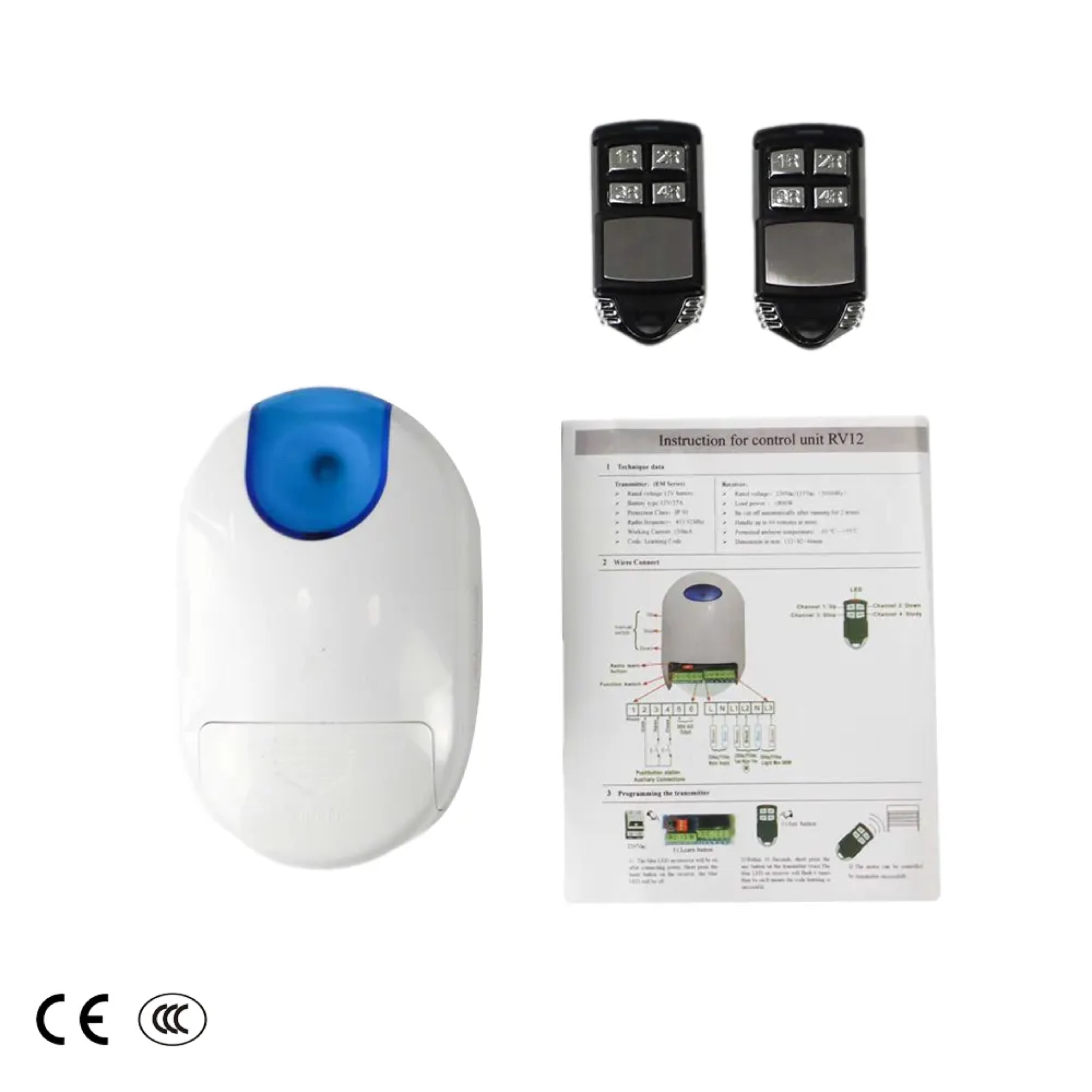 Automatic Aluminum Roller Shutter Motor | Electronic Remote Control Tubular Motor for Roll-Up Windows