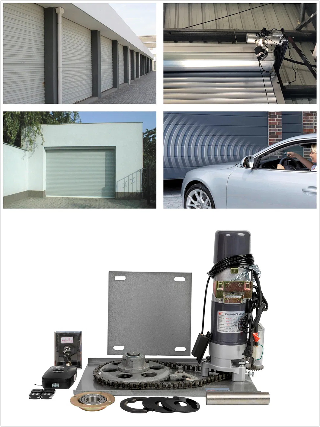 Automatic AC Side Motor Rolling Door Motor Roller Shutter Door Motor AC300kg-1p