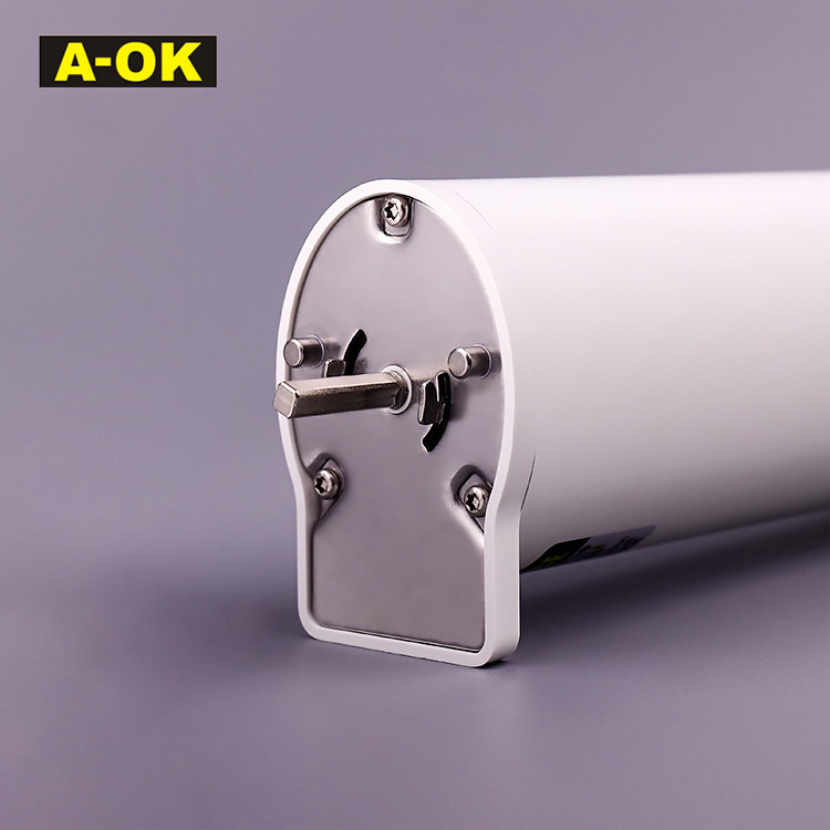 A-OK Motor AM68-1.5/100-EM-PW Smart Quiet Metal Curtain Motor Wifi App Tuya Control Silent And Electric A OK MOTOR