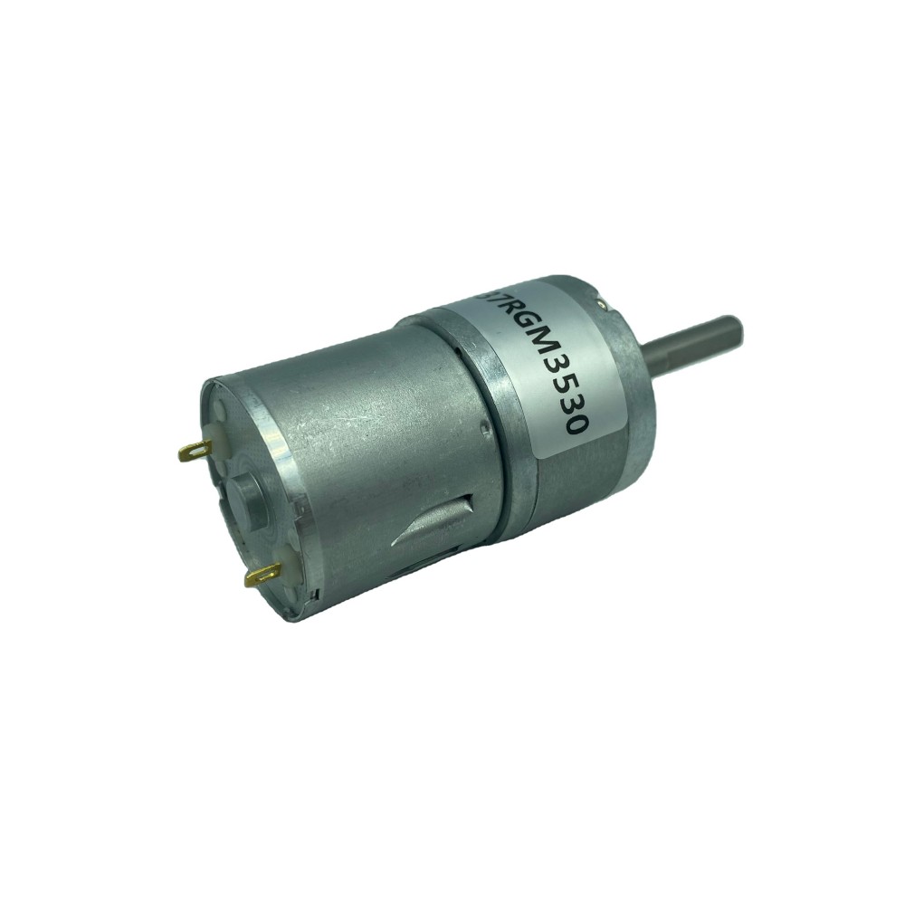 37RGM3530Central Shaft Out DC Gear Motor 12V 24V Home Appliance Smart Home Boat Fan Robot Parking Lock Cooking Machine