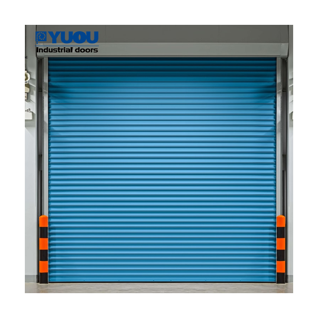 Windproof Heavy Duty Galvanized Steel Rolling Shutter Door for Warehouse