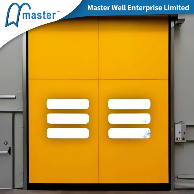 High speed pvc self repairing door