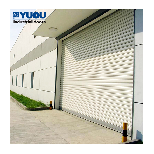 Windproof High Quality Delivery China Manufacturer Automatic Manual Stainless Steel Rolling Up Roller Shutter Door