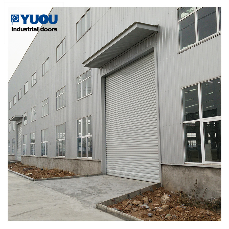 High Quality Steel Shutter With Remote Control Rolling Up Doors Factory Security Gate Roller Shutter Door
