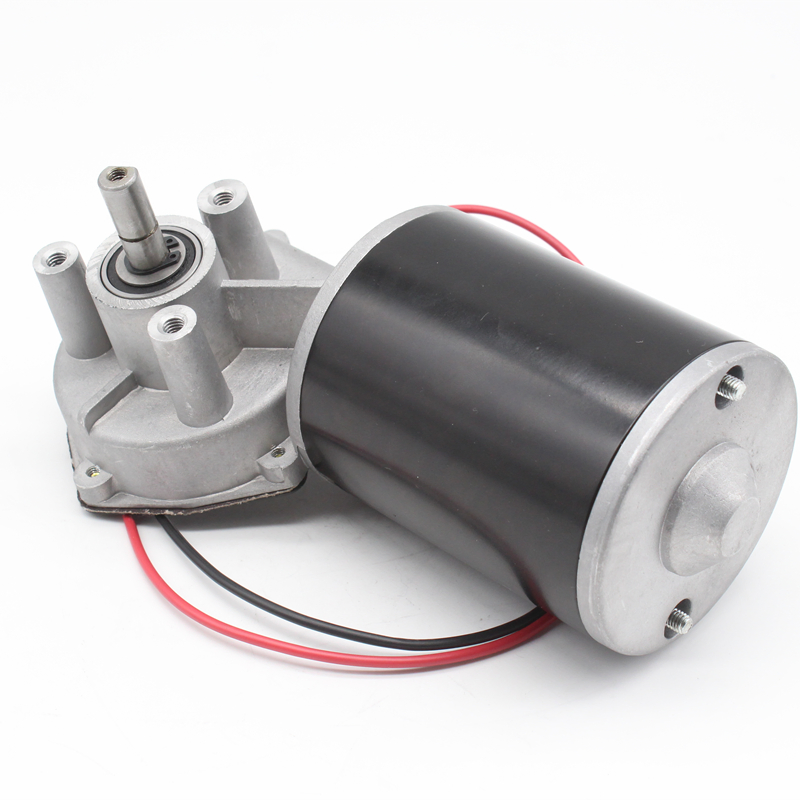 63mm 12V 24V  DC Worm Gear Motor for Garage Door Opener