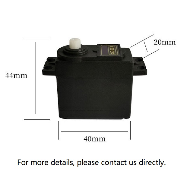 38g S3003 Standard Servo Motor for Remote Control Aircraft Model Marine Robot Steering Gear RC Car Mechanical Swing Arm