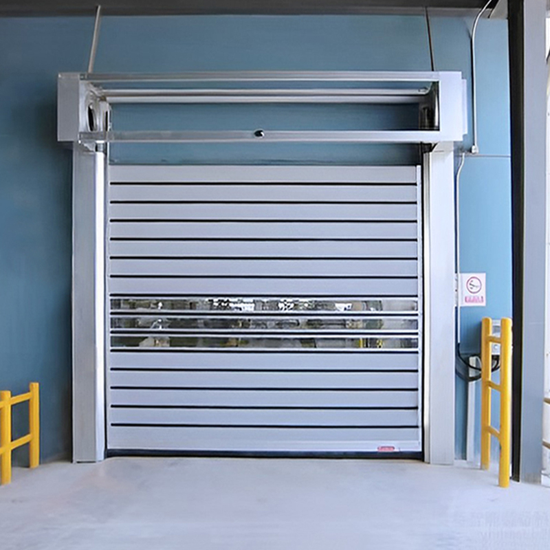 Industrial Anti-Wind Aluminum High Speed Spiral Door | Automatic Rolling Shutter Door For Warehouse And Factory