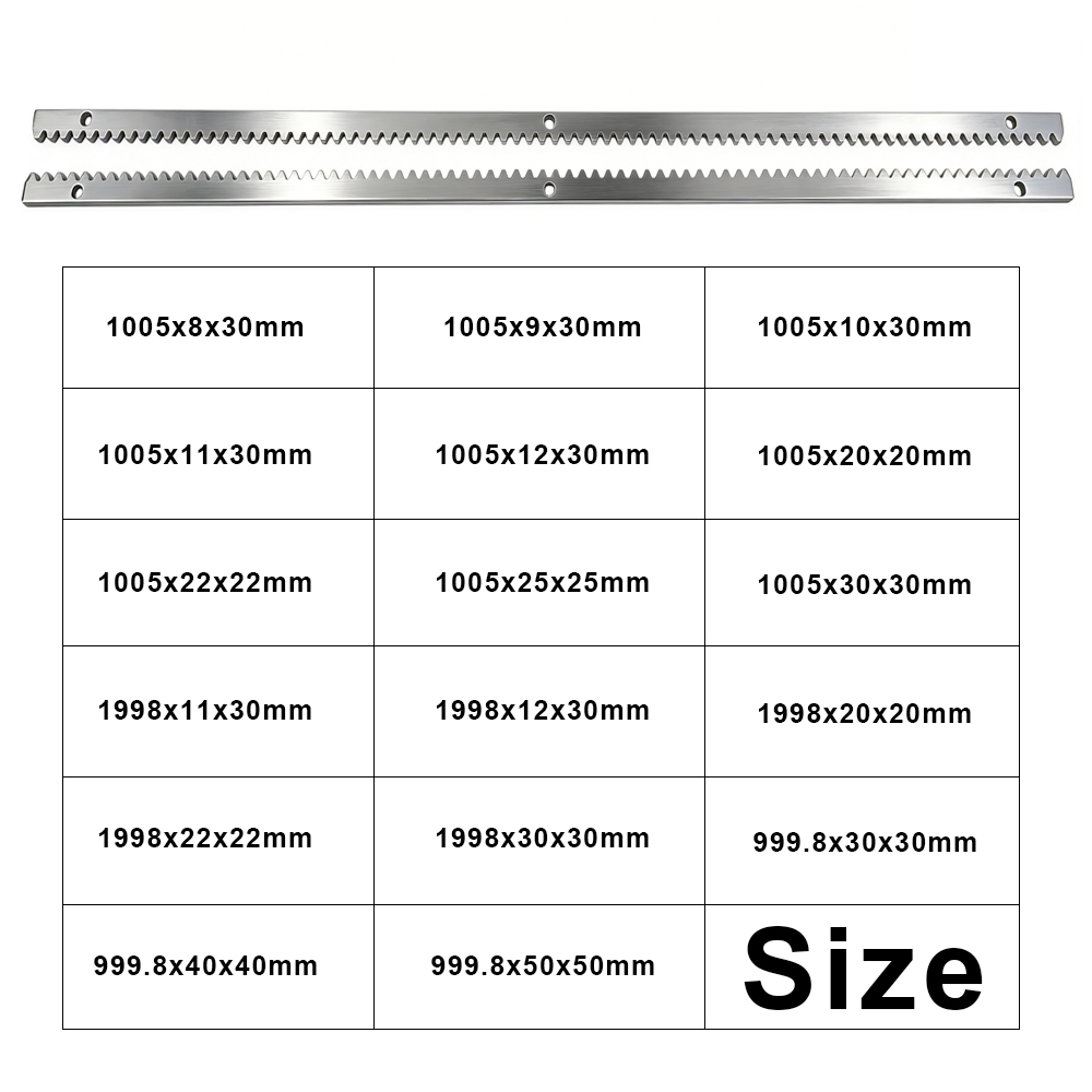 Ouyi Q235 1005x9x30mm Silver Modern Sliding Door Moving Gate Gear Rack DC 24V Brushless Motor Automatic Openers