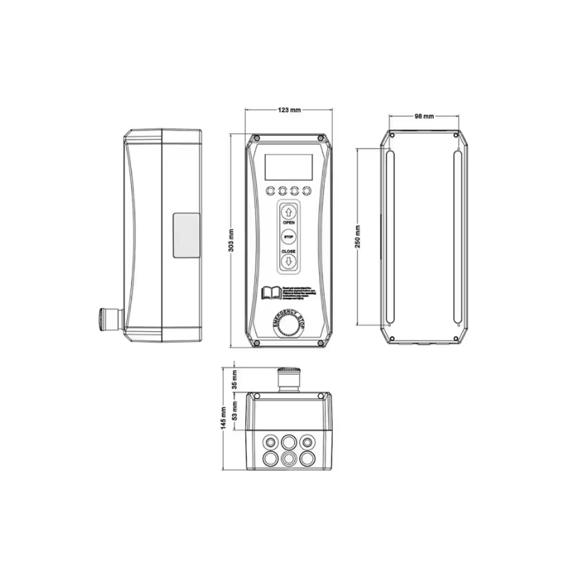High-Performance C40 Servo Motor for Industrial Overhead Doors