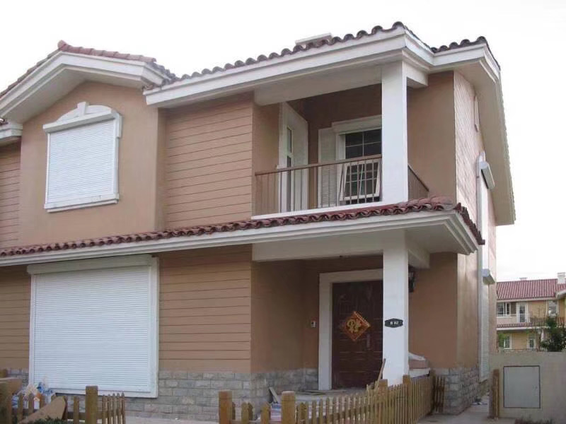 Stainless steel flap garage door installation