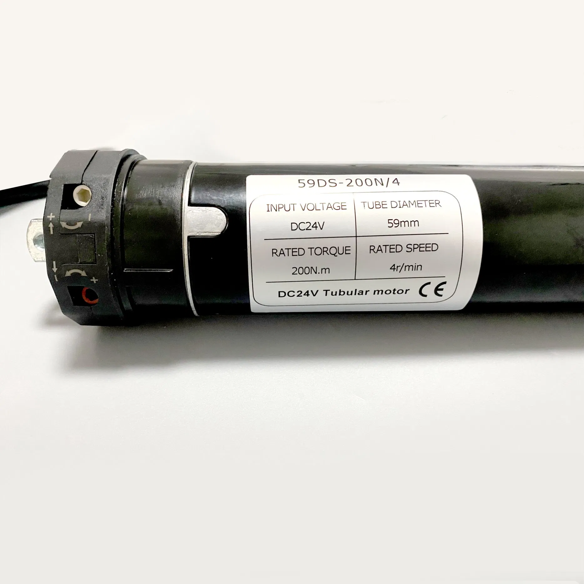 Multi-Speed Adjustable High Torque Electric Shutter Door DC Tubular Motor
