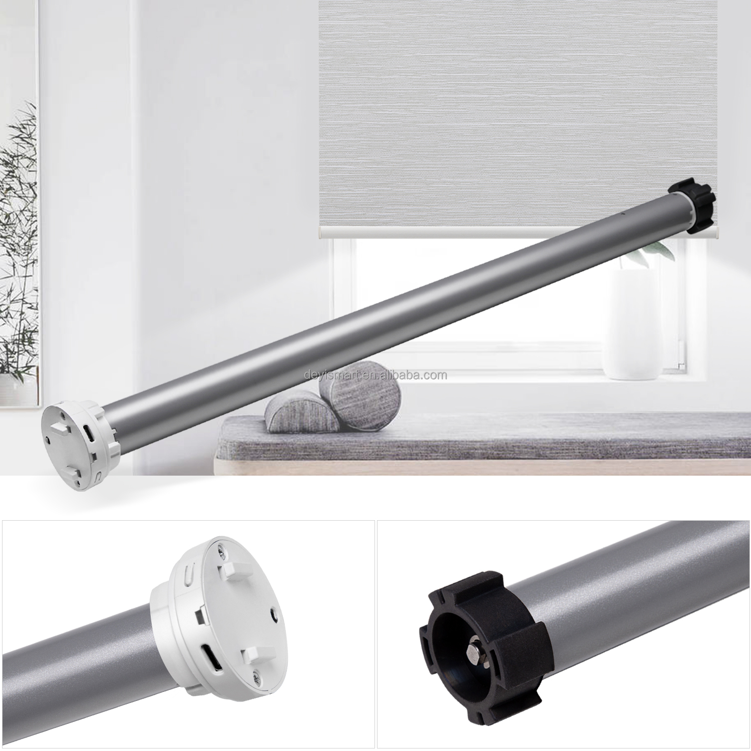 Deyi Roller Shutter Motorize Curtain Track Mechanic Limit Tubular Motor for Smart Window Blinds PoE Automated Window Shades
