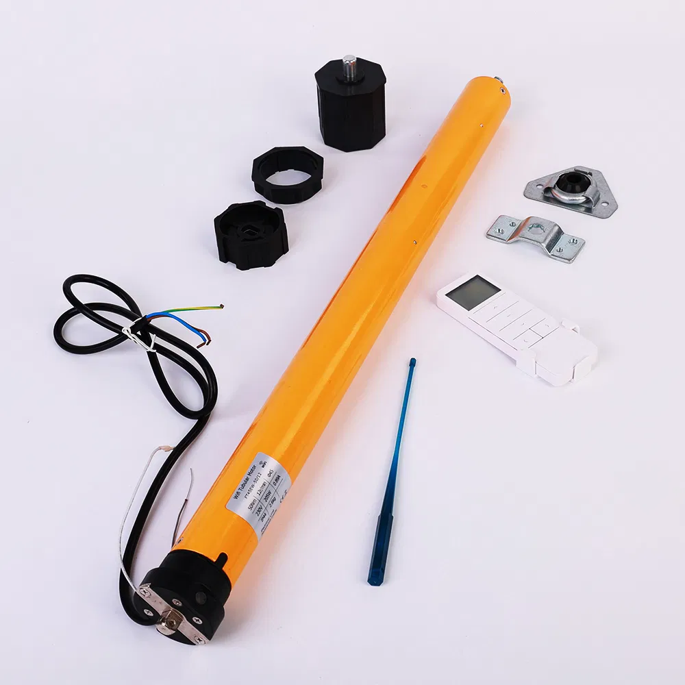 Wide Torque Range Dual Voltage Smart Roller Shutters AC Tubular Motor
