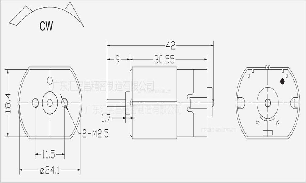 High Efficiency Low Noise Brush DC Mini Motor For Smart Car Central Locking Systems &amp; Door Lock Support TOOL Development