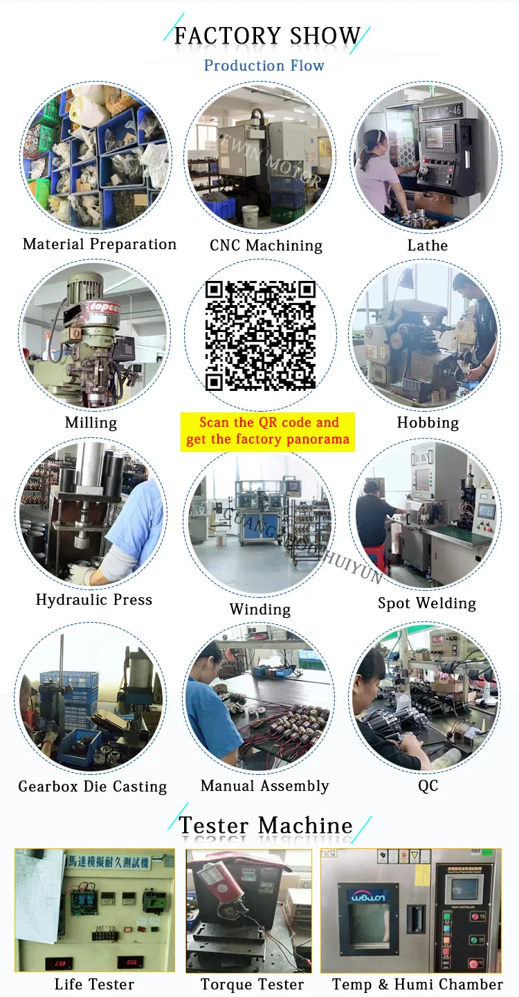 Production Process of Gear Motors