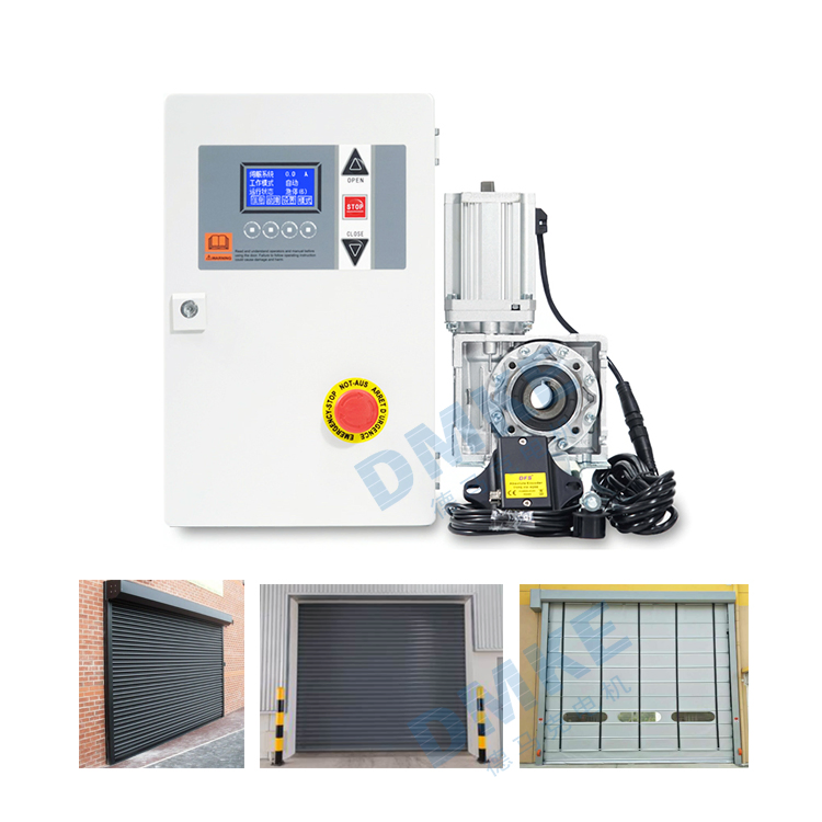 Beudmke General Roller Shutter Motor AC Motor with Remote Controller Rolling Door Operator Side Motor