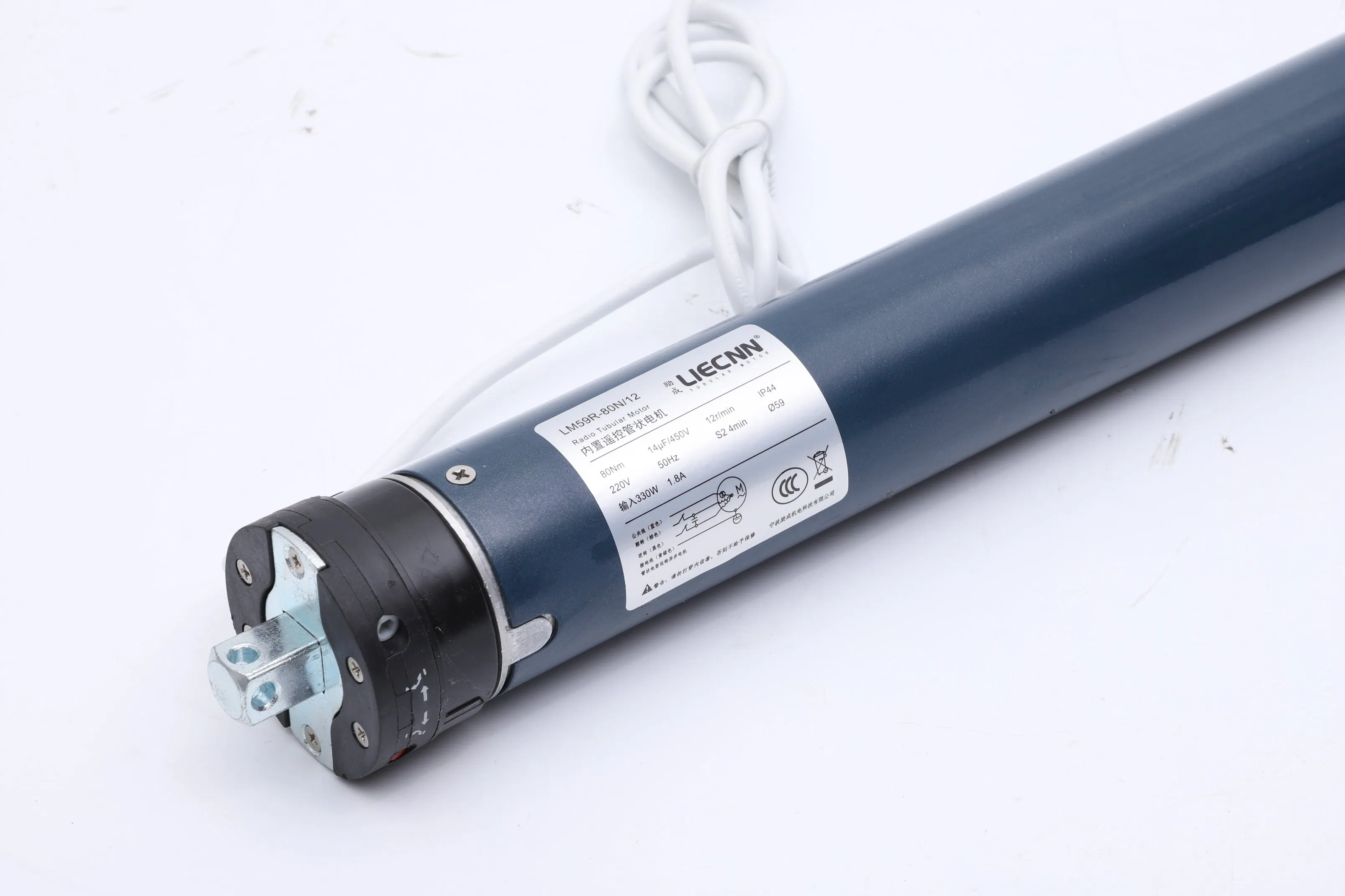 Built - in Tubular Motor for Traverse Curtains with a Lifting Force of 120n.