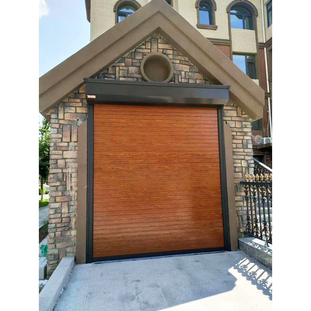 Commercial Sliding Thermal Insulated Industrial Roller Shutter Roll up Curtain PU Sandwich Panel Manual or Motor Driving Security Residential Metal Residential