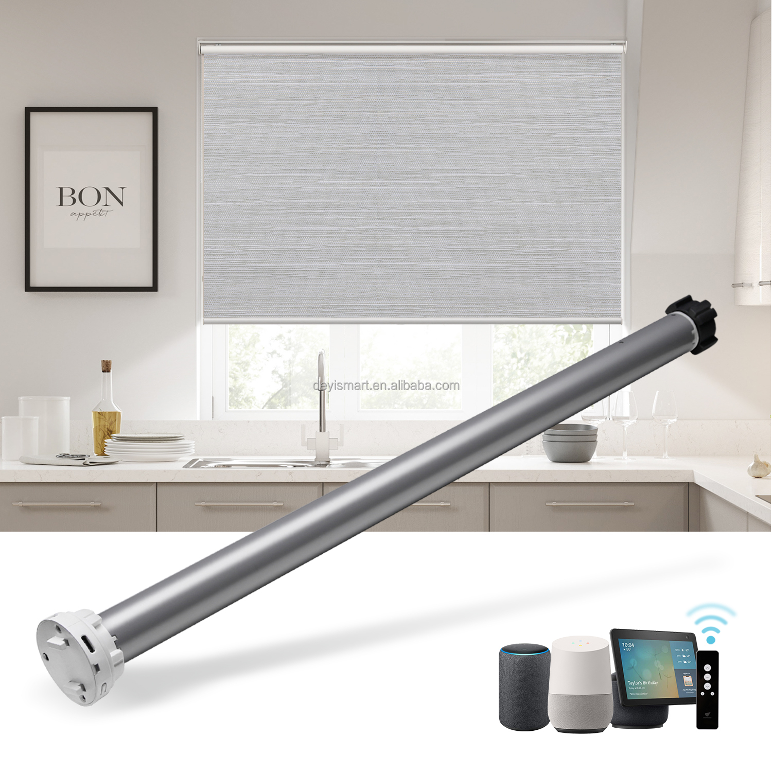 Deyi Roller Shutter Motorize Curtain Track Mechanic Limit Tubular Motor for Smart Window Blinds PoE Automated Window Shades