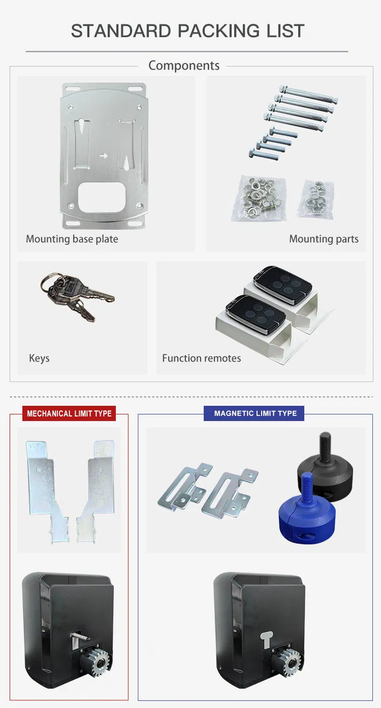 Automatic Electric Sliding Gate Motor Detail 15
