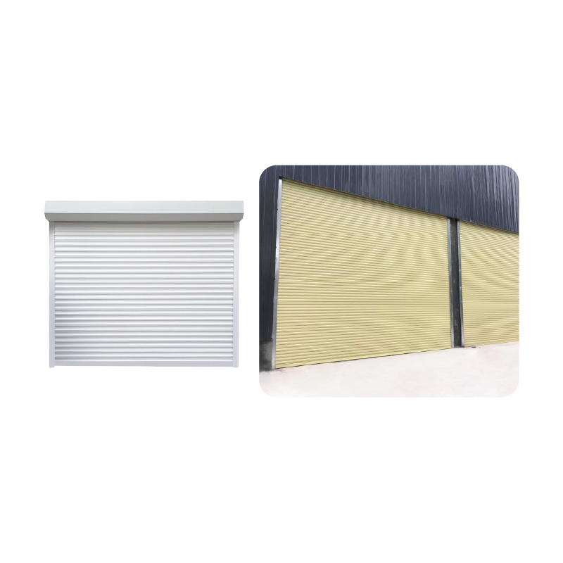 Anti-theft Industrial Electric Roller Shutter Door Color Steel Automatic Manual Drive Customizable Colors 1 Year