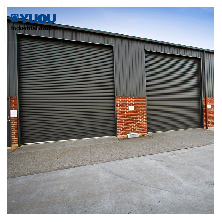 High Quality Steel Shutter With Remote Control Rolling Up Doors Factory Security Gate Roller Shutter Door