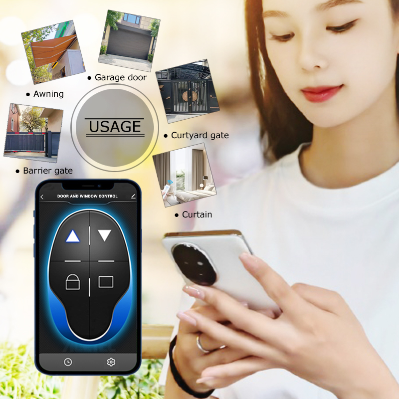 Smart WiFi Rolling Door Opener AC Motor for Garage Shutter