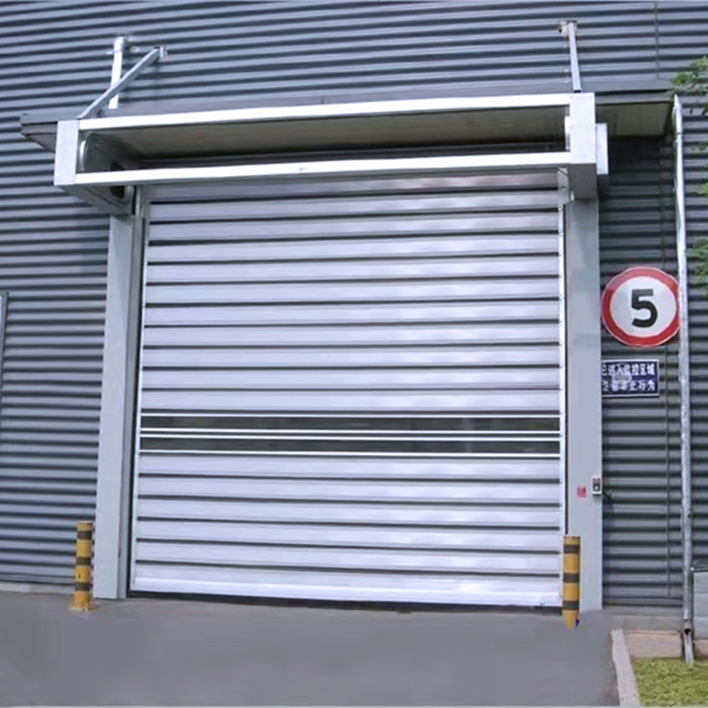 Industrial Anti-Wind Aluminum High Speed Spiral Door | Automatic Rolling Shutter Door For Warehouse And Factory